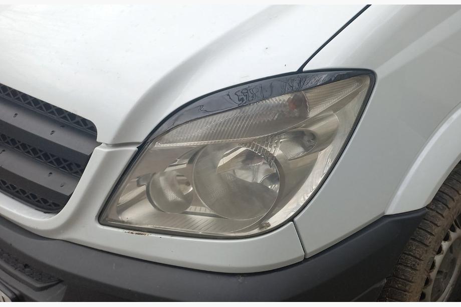 Mercedes Sprinter W906 2006–2018 Scheinwerferblenden Gerade (schwarz, ABS, 2006-2013) Schwarz Matt Image