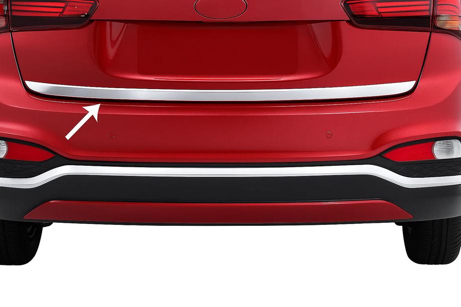 Hyundai I-20 2014-2020 Kofferraumleiste 2018-2020 Edelstahl Image