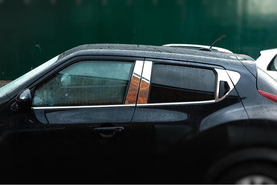 Nissan Juke 2010-2019 Edelstahl Türsäulen Zierleisten (8 Stk) Image