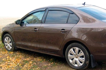 Volkswagen Jetta 2011-2018 Windabweiser (4 Stk, HIC) Foto 5