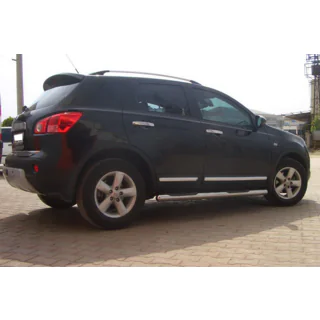 Seitliche Rohre (2 Stk., Edelstahl) Nissan Qashqai 2007-2010 Foto 2