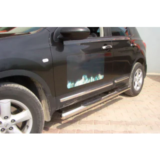 Seitliche Rohre (2 Stk., Edelstahl) Nissan Qashqai 2007-2010 Foto 1