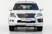 Lexus LX570/450d 2008-2022 Facelift Bodykit Auto 2008-2012 auf 2012-2016 F-Sport Foto 1