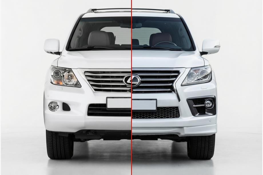 Lexus LX570/450d 2008-2022 Facelift Bodykit Auto 2008-2012 auf 2012-2016 F-Sport Image