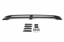 Nissan Qashqai 2010-2014 Schwarze Dachreling (Kunststofffuesse) Foto 4