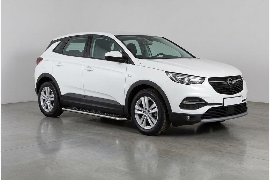 Opel Grandland X 2017- Seitenschweller Maydos V2 (2 Stk, Aluminium & Edelstahl) Image