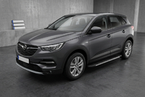 Opel Grandland X 2017- Seitenschweller Bosphore Grey (2 Stk., Aluminium) Foto 1