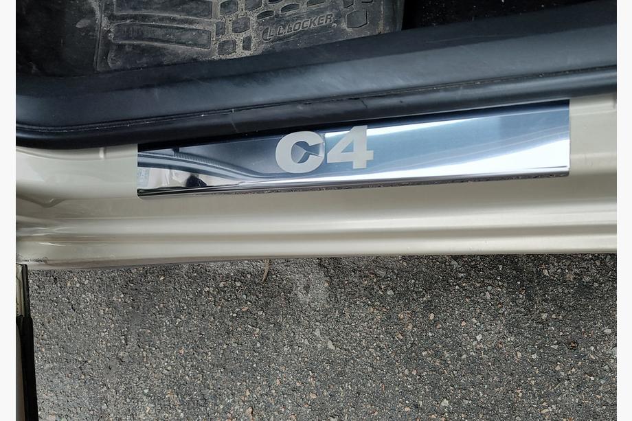 Citroen C-4 2004-2010 Einstiegsleisten Carmos Edelstahl Foto 1