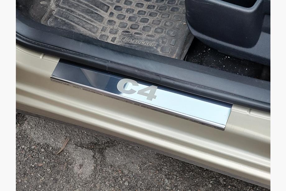 Citroen C-4 2004-2010 Einstiegsleisten Carmos Edelstahl Foto 3
