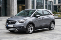 Opel Crossland X 2017-2024 Trittbretter Maydos V1 (2 Stk., Aluminium & Edelstahl) Foto 1