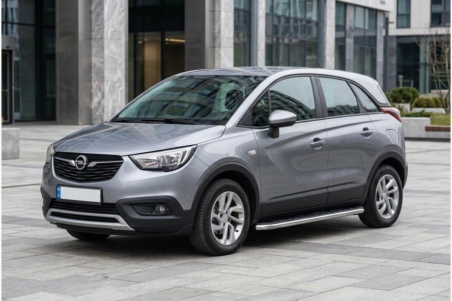 Opel Crossland X 2017-2024 Trittbretter Maydos V1 (2 Stk., Aluminium & Edelstahl) Image