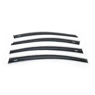 Windabweiser mit Chromleiste SD (4 Stk, Niken) Chevrolet Cruze 2009–2015 Foto 2