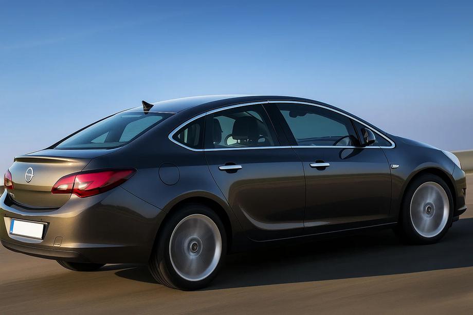 Opel Astra J 2009-2015 Komplett Fensterrahmen Abdeckung Edelstahl 12-tlg Sedan Image