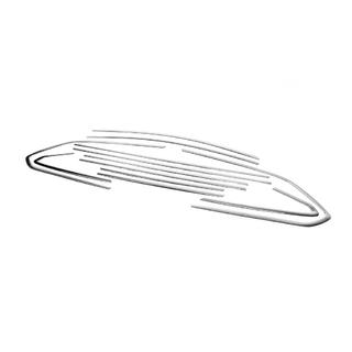 Komplette Fensterrahmen Zierleisten Edelstahl (Sport Tourer, 12-tlg.) Opel Astra J 2009-2015 Foto 2