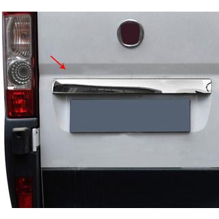 Chromleiste über dem Kennzeichen (Edelstahl) Peugeot Boxer 2006-2025 Foto 1