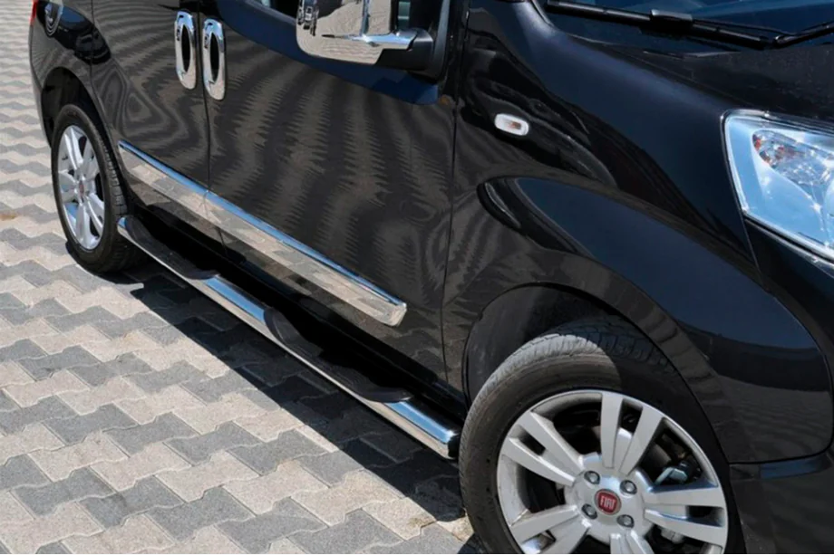 Peugeot Bipper 2008-2017 Seitliche Rohre (2 Stk., Edelstahl) Image