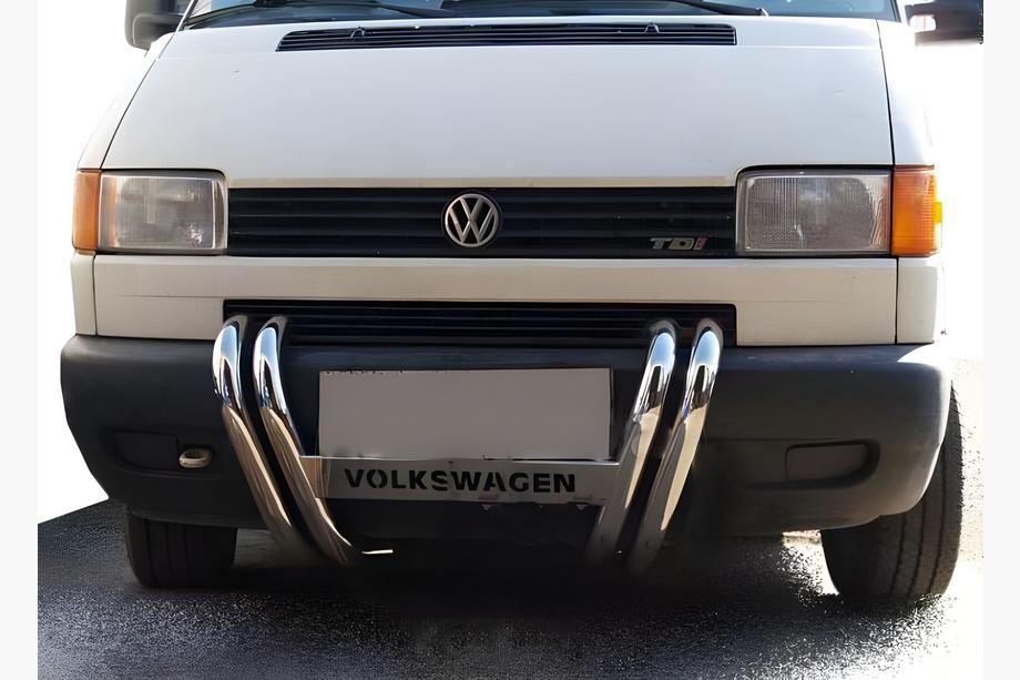Volkswagen T4 Transporter 1990-2003 Frontbügel ST006 (Edelstahl) Image