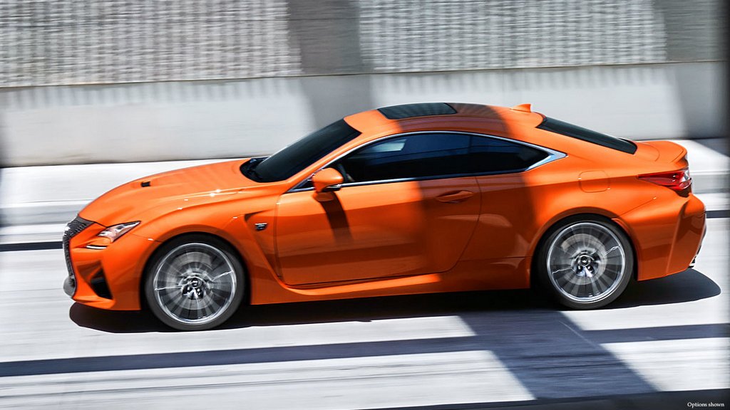 Überblick über Sport-Coupé Lexus RC F