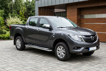 Mazda BT-50 2012- Seitenschweller Maydos V2 (2 Stk., Aluminium & Edelstahl) Foto 1