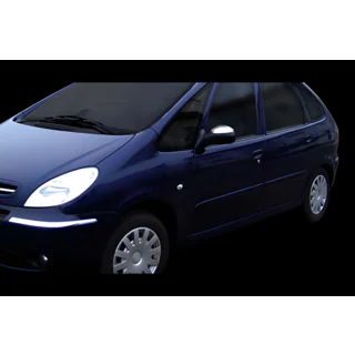 Spiegelabdeckungen (2 Stk, Edelstahl) Citroen Xsara Picasso 1999-2012 Foto 4