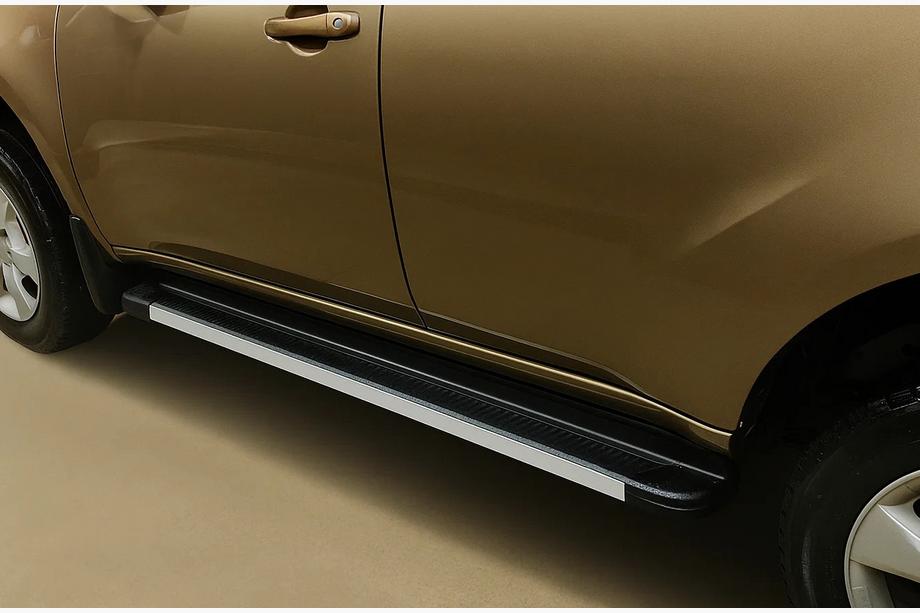 Mitsubishi Pajero Sport 2008-2015 Seitenschweller Maya V1 (2 Stk., Aluminium) Foto 3