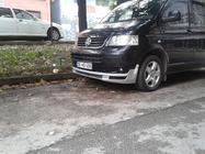 Volkswagen T5 Transporter 2003-2010 Frontspoilerlippe ABT mit Flaps (grundiert zum Lackieren) Foto 6