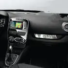 Renault Clio IV 2012-2019 Abdeckung für vordere Konsole (Edelstahl) Foto 1