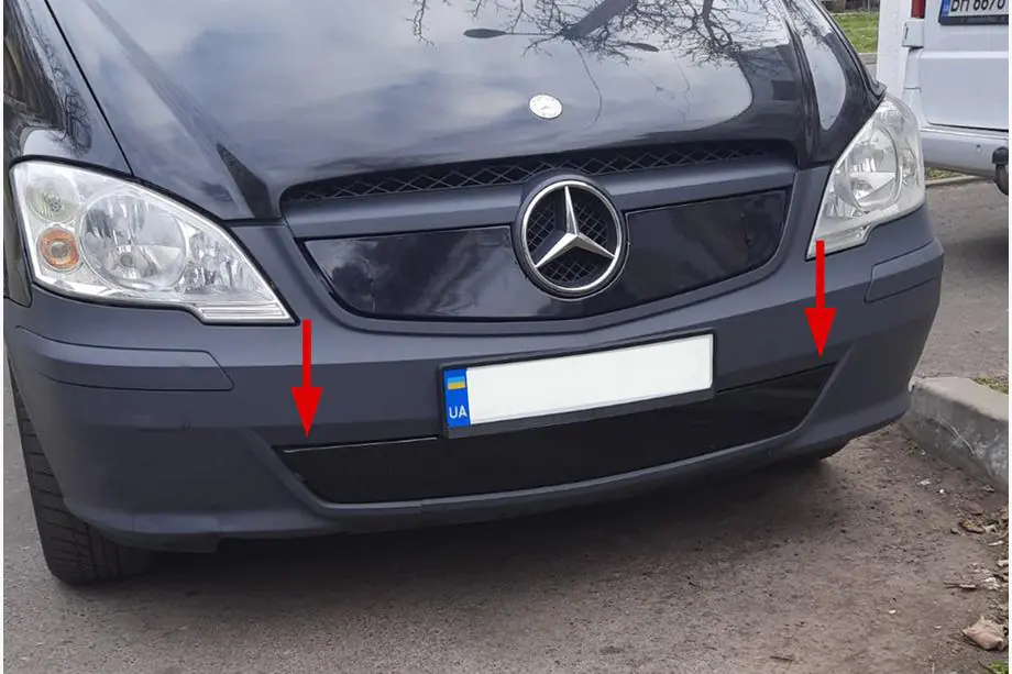 Mercedes Vito W639 2004-2014 Winterabdeckung für Stoßstange (2010-2015) Image