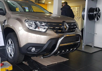Renault Duster 2018-2024 Frontbügel ohne Schriftzug WT003 (Edelstahl) Foto 15