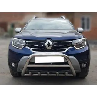 Frontbügel ohne Schriftzug WT003 (Edelstahl) Dacia Duster 2018-2024 Foto 1