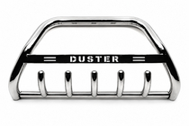 Dacia Duster 2018-2024 Frontbügel mit Schriftzug WT004 (Edelstahl) Foto 2