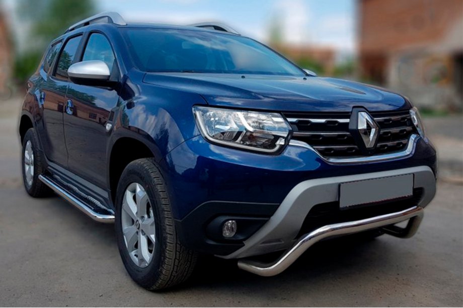 Renault Duster 2018-2024 Frontbügel WT007 (Edelstahl) Image
