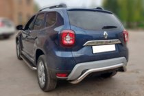 Dacia Duster 2018-2024 Heckschutz AK007 (Edelstahl) Foto 3