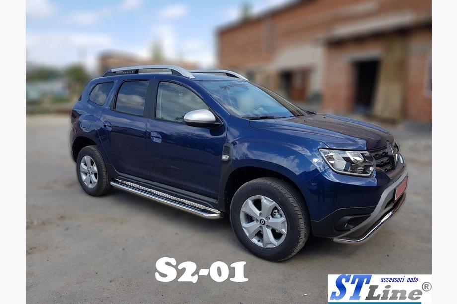 Dacia Duster 2018-2024 Seitenschweller Premium (2 Stk., Edelstahl) Image