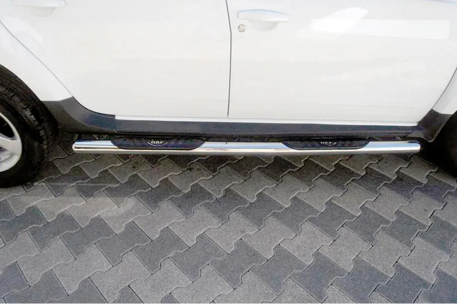 Dacia Duster 2018-2024 Seitliche Rohre BB002 (2 Stk., Edelstahl) Image