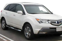 Acura MDX 2007-2013 Seitliche Rohre (2 Stk, Edelstahl) Foto 1
