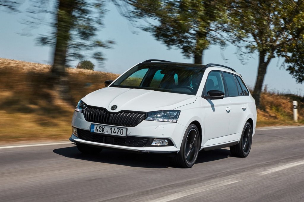 Aktualisierte Kombi Skoda Fabia Combi der Dritten Generation