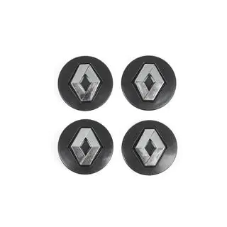 Schwarze Felgendeckel 5882B (56mm auf 52mm, 4 Stk) Foto 2