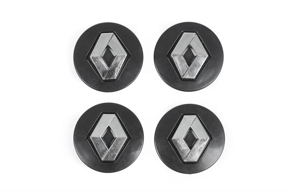 Renault Schwarze Felgendeckel 5882B (56mm auf 52mm, 4 Stk) Foto 2