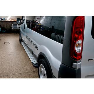 Trittbretter X5-Typ (2 Stk, Alu) Renault Trafic 2001–2015 Foto 4