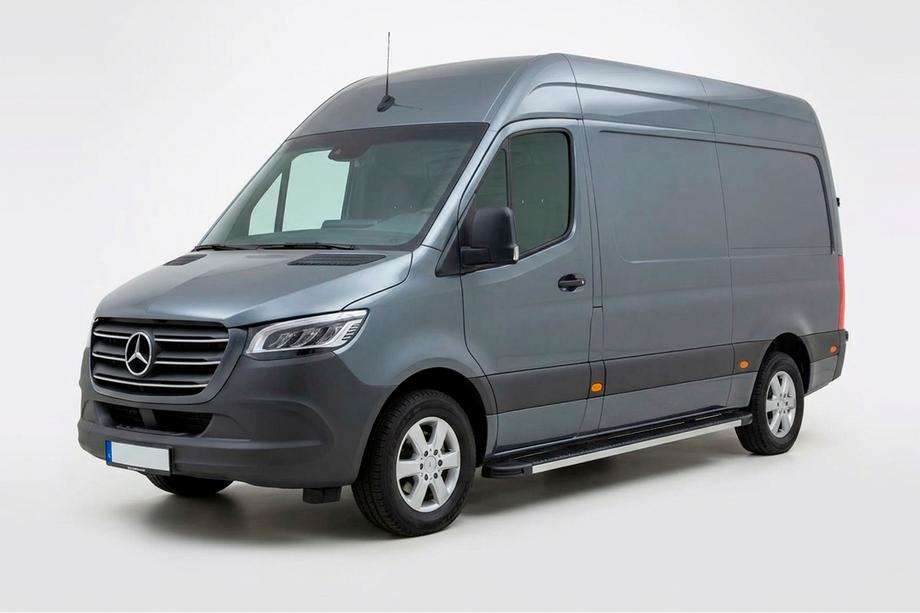 Mercedes Sprinter W907/W910 2018- Seitenschweller Maya V1 (2 Stk., Aluminium) Image