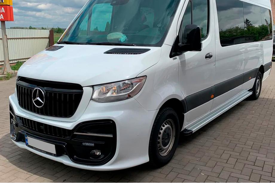 Mercedes Sprinter W907/W910 2018- Seitenschweller Maya V2 (2 Stk., Aluminium) Mittlerer Radstand - Vorderradantrieb Foto 2