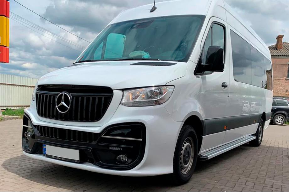 Mercedes Sprinter W907/W910 2018- Seitenschweller Maya V2 (2 Stk., Aluminium) Mittlerer Radstand - Vorderradantrieb Foto 4
