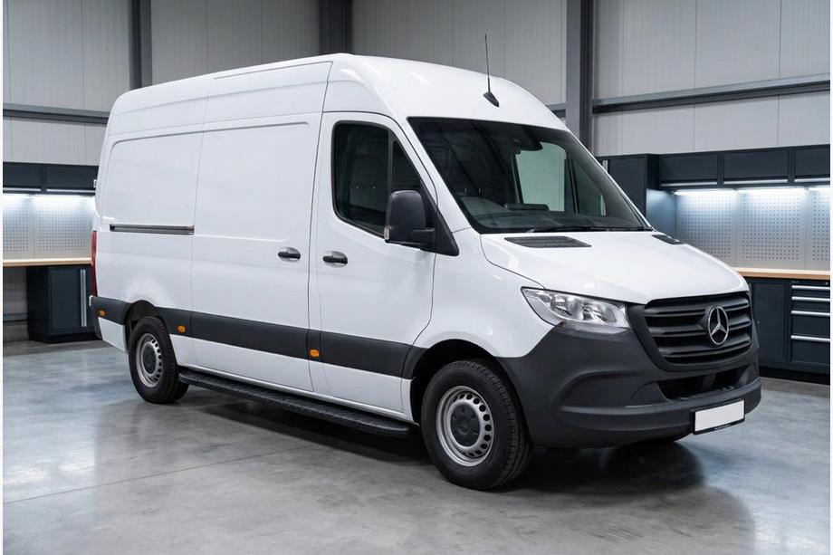 Mercedes Sprinter W907/W910 2018- Seitenschweller Bosphorus Black (2 Stk., Aluminium) Image