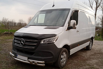 Mercedes Sprinter W907/W910 2018- Chrom Kühlergrill Blenden (5 Stk, Edelstahl) OmsaLine - Italienischer Edelstahl Foto 5
