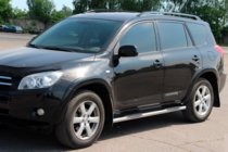 Toyota Rav 4 2006-2013 Seitliche Rohre für Standardradstand (2 Stk, Edelstahl) Foto 2