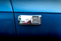 Audi A3 2003-2012 Chrom Blenden für Seitenblinker Rechteck (2 Stk, ABS) Foto 2
