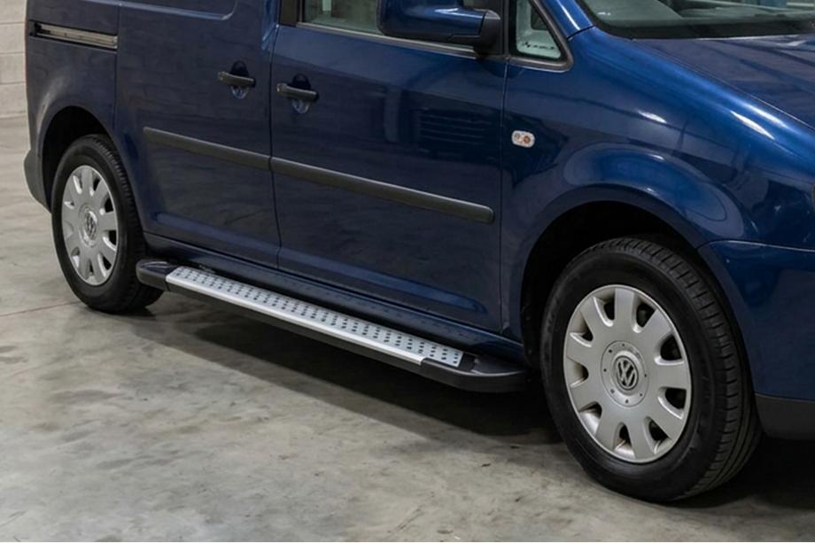 Volkswagen Caddy 2010-2015 Trittbretter X5-Typ (2 Stk., Aluminium) Maxi Radstand Image