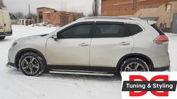 Nissan X-trail T32/Rogue 2014-2021 Seitenschweller Premium (2 Stk., Edelstahl) Foto 1