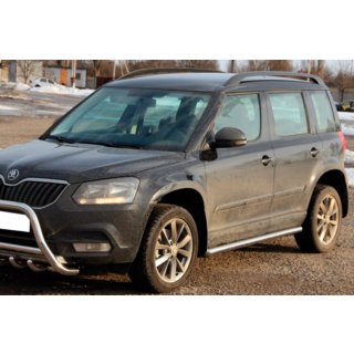 Seitliche Rohre (2 Stk., Edelstahl) Skoda Yeti 2009-2017 Foto 2